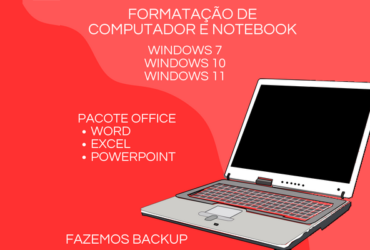 Formatação de Computador e Notebook